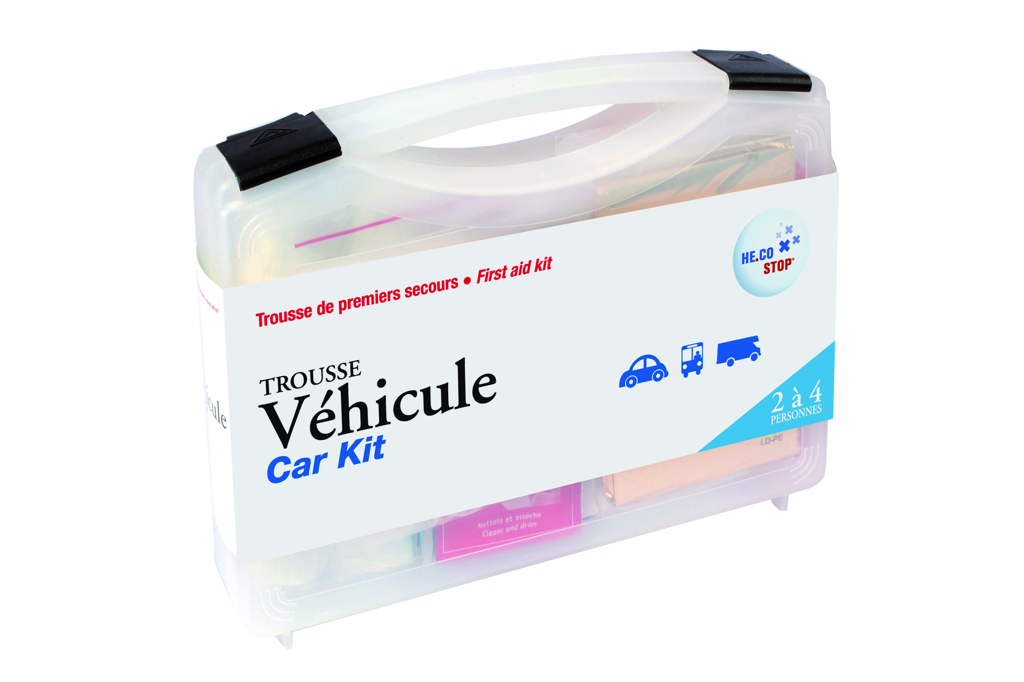 Trousse secours véhicule - Cardiouest Défibrillateurs et équipement urgences