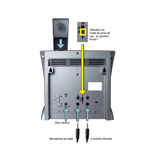 Système de boucle magnétique portable LA-90 SET : La solution d’accueil complète – Image 2