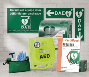 Pack DAE ZOLL AED + avec armoire extérieure